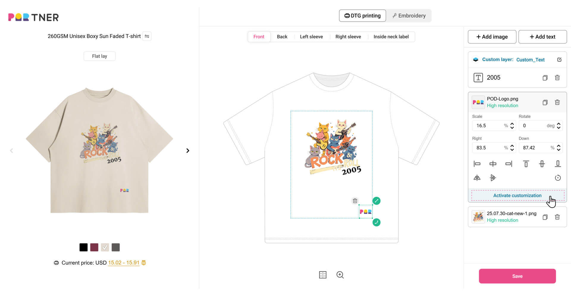 Design Your First Customizable Clothing
