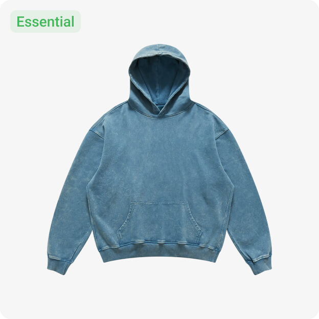 440GSM Unisex Super Heavyweight Oversized Faded Hoodie