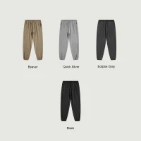 420GSM Unisex Super Heavyweight Washed Baggy Sweatpants - thumbnail image 4