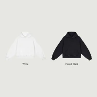 420GSM Unisex Classic Boxy Hoodie - thumbnail image 3