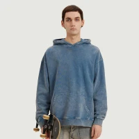 440GSM Unisex Super Heavyweight Oversized Faded Hoodie - thumbnail image 1