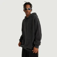 440GSM Unisex Super Heavyweight Oversized Retro Hoodie - thumbnail image 3