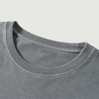 230GSM Unisex Faux-layered Faded Long Sleeve - thumbnail image 4