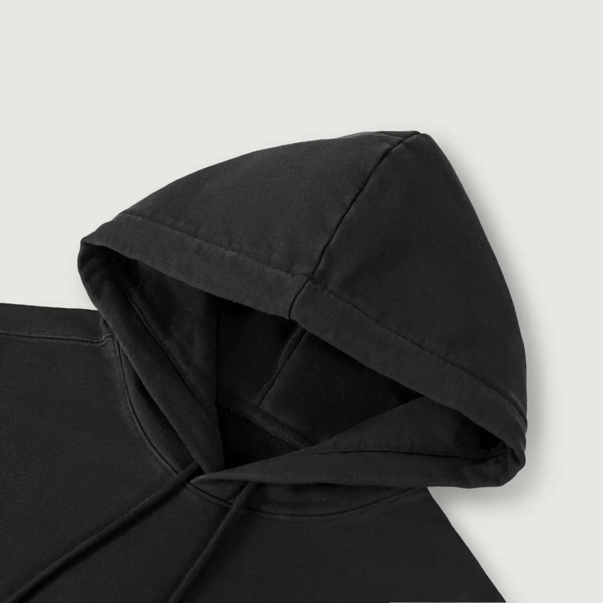 380GSM Unisex Washed Drawstring Hoodie - thumbnail image 5