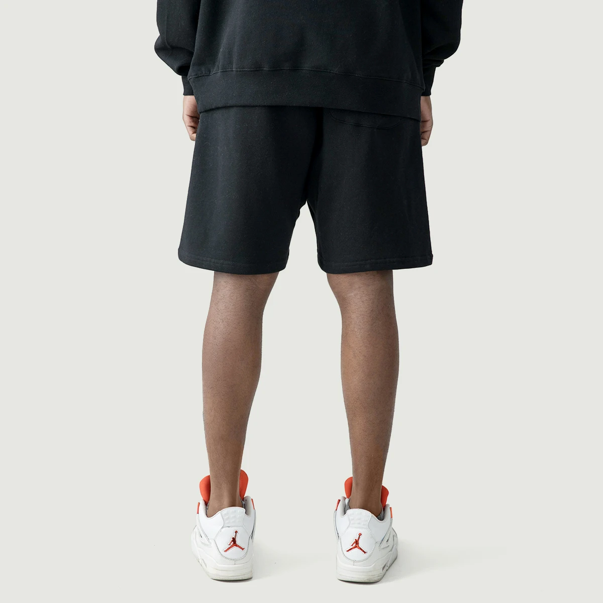 380GSM Unisex Oversized Fleece-lined Shorts-Shorts-Men's clothing ...