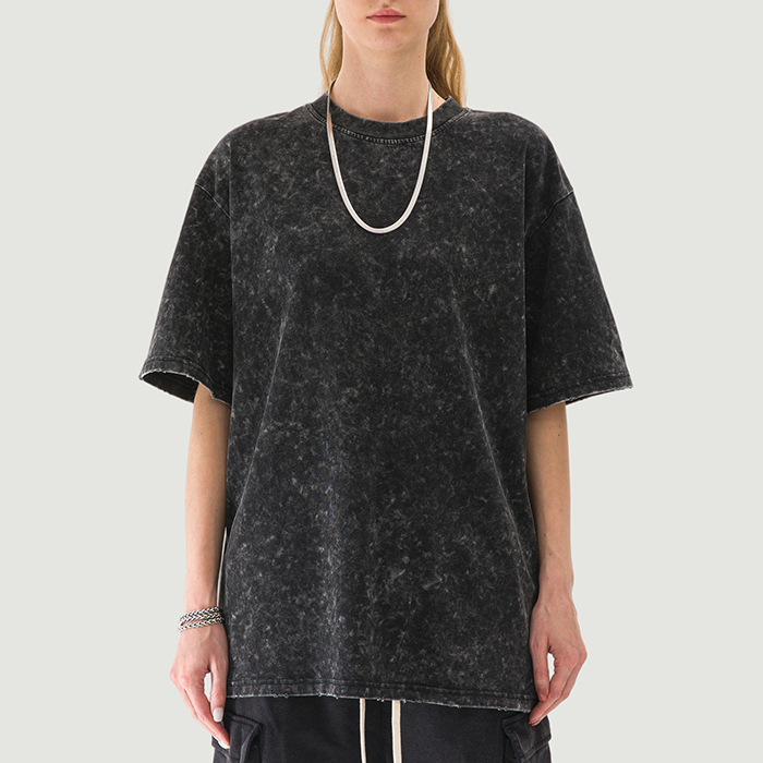 260GSM Unisex Snow Wash T-shirt