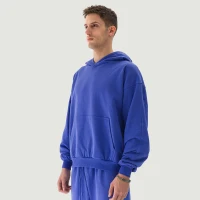 400GSM Unisex Heavyweight Boxy Hoodie - thumbnail image 3
