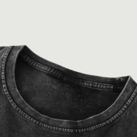 290GSM Unisex Loose Faded Long Sleeve - thumbnail image 5