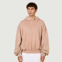 420GSM Unisex Snap Collar Snow Wash Hoodie - VoteCustom Edition - thumbnail image 1
