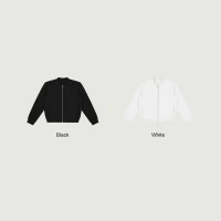 400GSM Unisex Brushed Fleece Bomber Jacket - thumbnail image 3