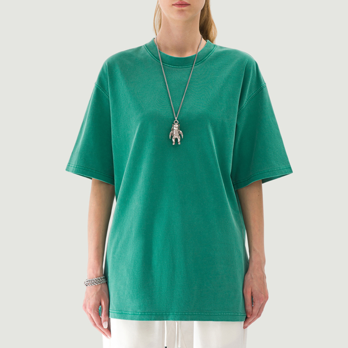 285GSM Unisex Oversized Washed Crew Neck T-shirt
