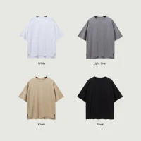 190GSM Unisex Slit Hem T-shirt - thumbnail image 4