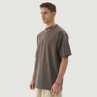 260GSM Unisex Oversized Sun Faded Distressed T-shirt - thumbnail image 3