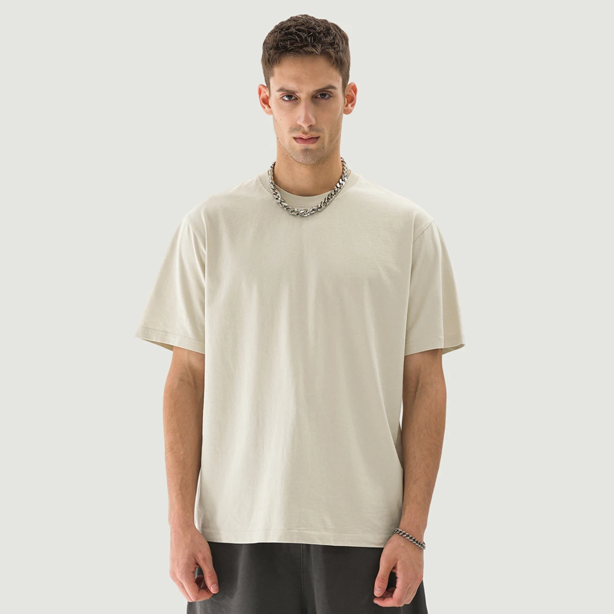 240GSM Unisex Classic Fit Crew Neck T-shirt - main image