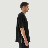 280GSM Unisex Boxy Neon Side Seam T-shirt - thumbnail image 3