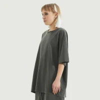 200GSM Unisex Washed T-shirt - thumbnail image 3