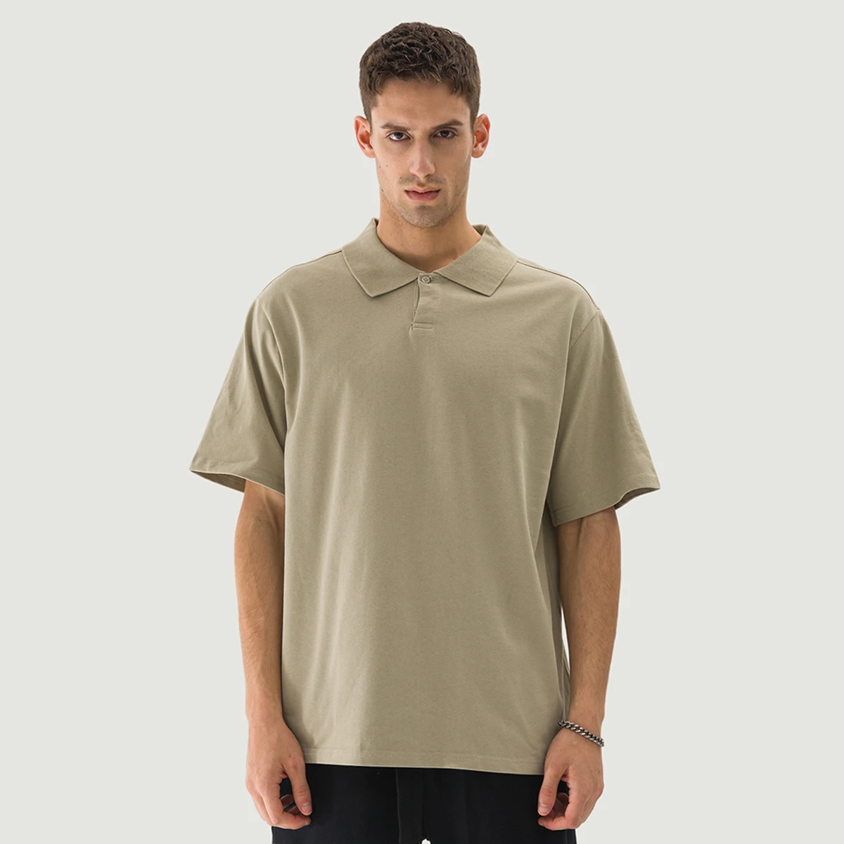 240GSM Unisex Oversized Polo Shirt - main image