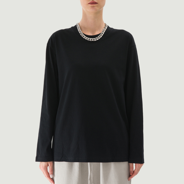 220GSM Unisex Crew Neck Long Sleeve T-shirt