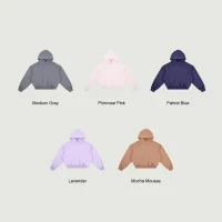 420GSM Unisex Snap Collar Snow Wash Hoodie - VoteCustom Edition - thumbnail image 3