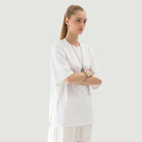 280GSM Unisex Boxy Neon Side Seam T-shirt - thumbnail image 3