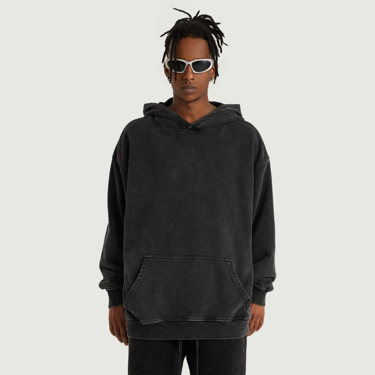 440GSM Unisex Super Heavyweight Oversized Retro Hoodie - main image