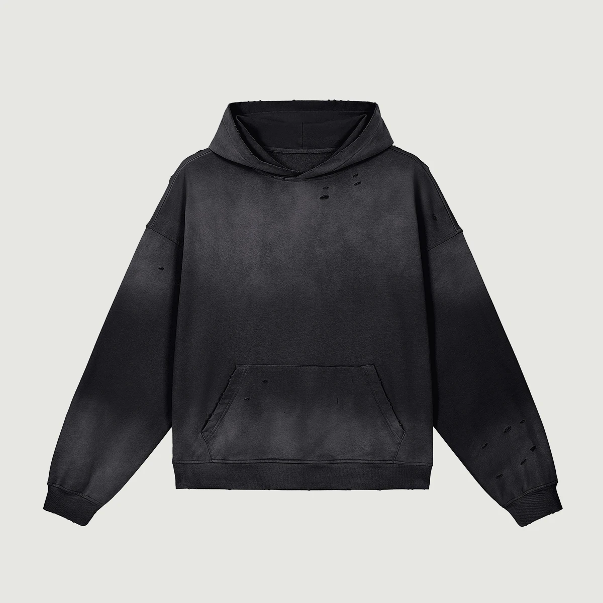 440GSM Unisex Sun Faded Distressed Hoodie - main image