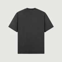 285GSM Unisex Oversized Washed Crew Neck T-shirt - thumbnail image 2