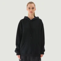380GSM Unisex Washed Drawstring Hoodie - thumbnail image 1