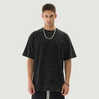 260GSM Unisex Snow Wash T-shirt - thumbnail image 1