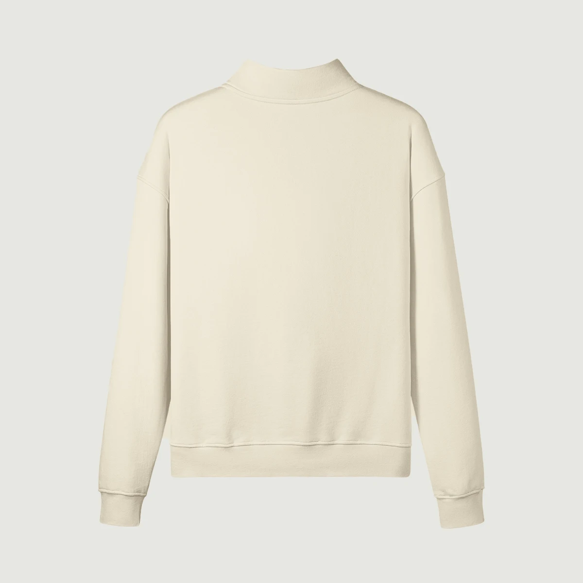 380GSM Unisex Heavyweight Half-zip Sweatshirt - thumbnail image 2