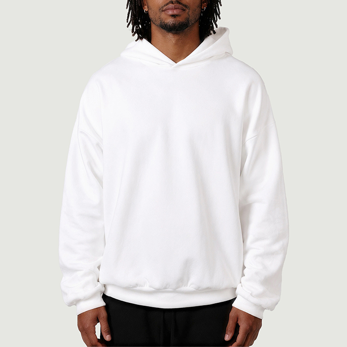 380GSM Unisex Brushed Fleece Pullover Hoodie