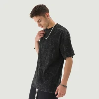 260GSM Unisex Snow Wash T-shirt - thumbnail image 3