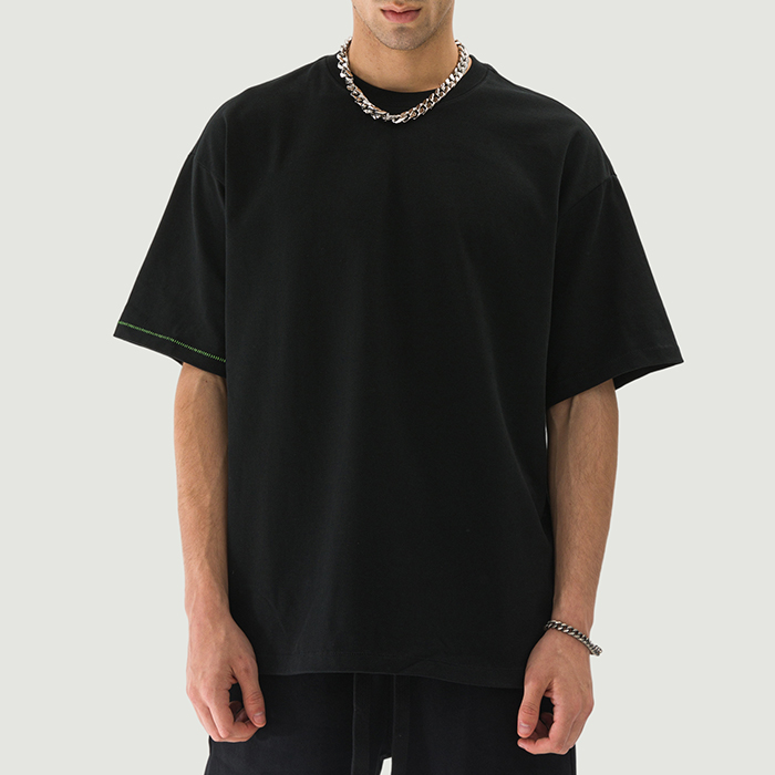 280GSM Unisex Boxy Neon Side Seam T-shirt