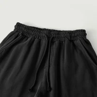 420GSM Unisex Super Heavyweight Washed Baggy Sweatpants - thumbnail image 5