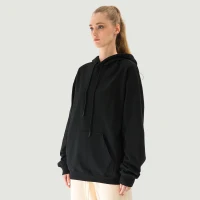 380GSM Unisex Heavyweight Drawstring Hoodie - thumbnail image 3