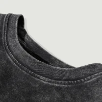 260GSM Women's Raw Hem Long Sleeve Crop Top - thumbnail image 4