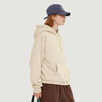 380GSM Unisex Fleece-lined Drawstring Hoodie - thumbnail image 2