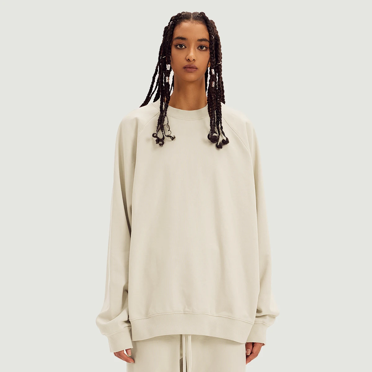 380GSM Unisex Heavyweight Fleece-lined Sweatshirt - main image