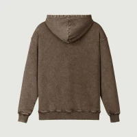 440GSM Unisex Super Heavyweight Oversized Faded Hoodie - thumbnail image 2