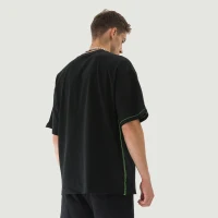 280GSM Unisex Boxy Neon Side Seam T-shirt - thumbnail image 2