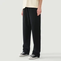 380GSM Unisex Relaxed Fit Brushed Fleece Sweatpants - thumbnail image 3