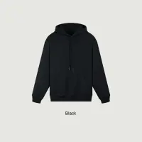 380GSM Unisex Washed Drawstring Hoodie - thumbnail image 4