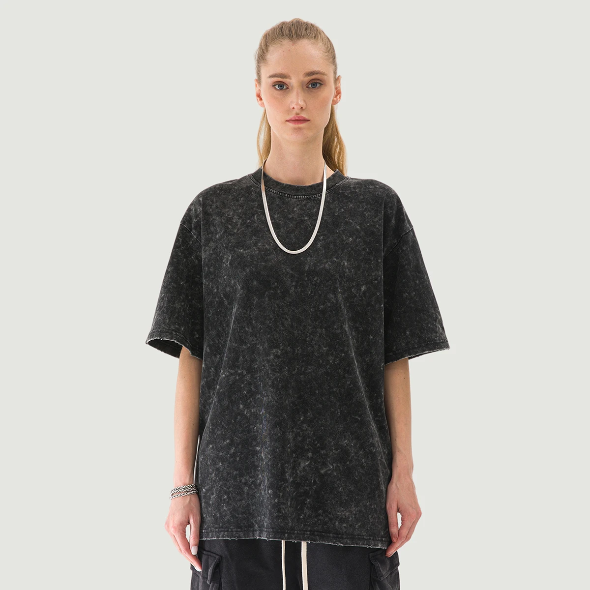 260GSM Unisex Snow Wash T-shirt - main image