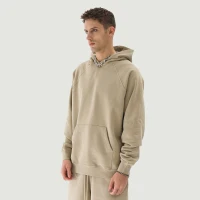 380GSM Unisex Brushed Fleece Hoodie - thumbnail image 3