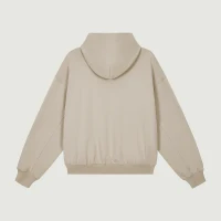 380GSM Unisex Snap Collar Hoodie - thumbnail image 2