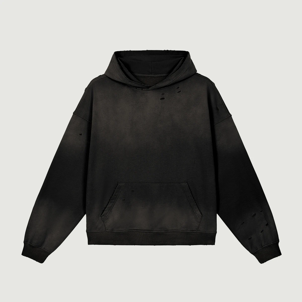 440GSM Unisex Sun Faded Distressed Hoodie - main image