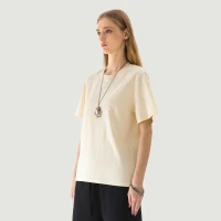 220GSM Unisex Regular Fit Crew Neck T-shirt - thumbnail image 3