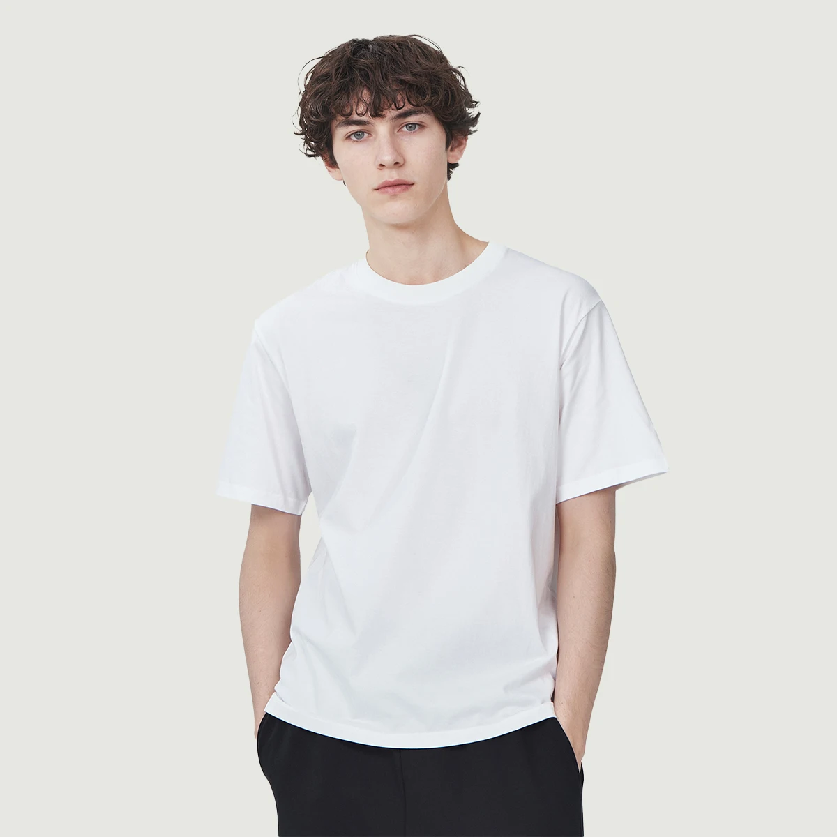 220GSM Unisex Regular Fit Crew Neck T-shirt - main image