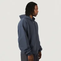 440GSM Unisex Heavyweight Full-zip Hoodie - thumbnail image 3