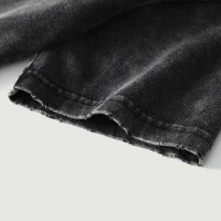 220GSM Women's Snow Wash Crop Top T-shirt - thumbnail image 6